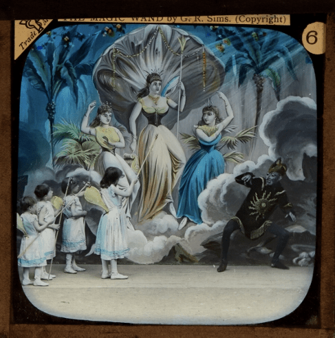 At a wave of her hand he vanished