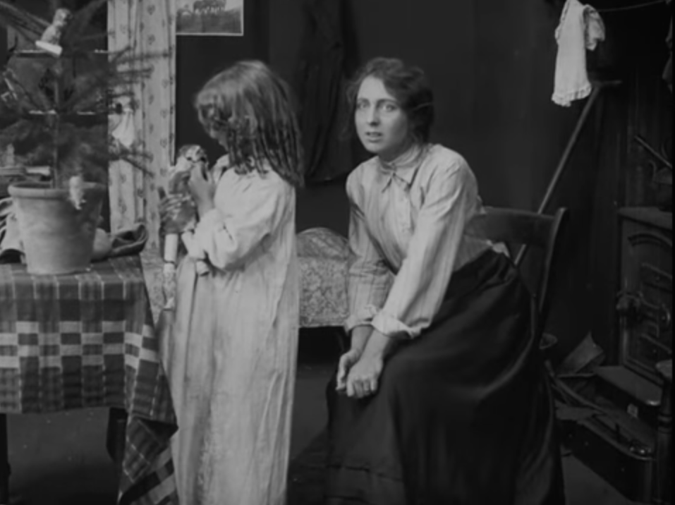 A gut-wrenching contrast (The Two Columbines, 1914)