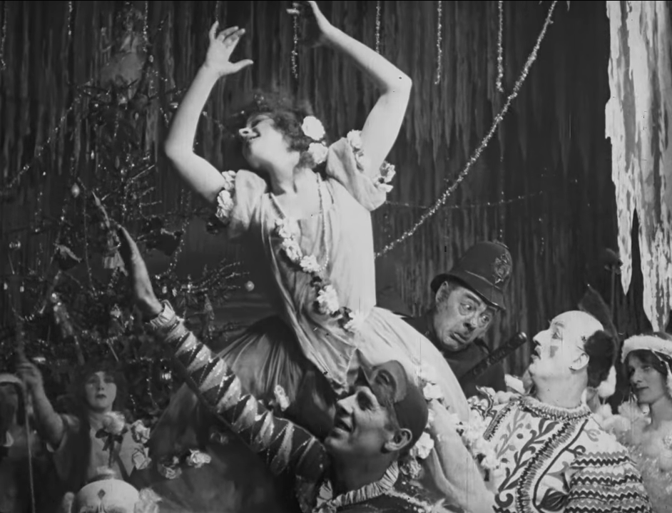 Lifted aloft (The Two Columbines, 1914)