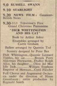 BBC's First TV panto